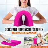 Yes4All Balance Pad Nonslip TPE Foam Balance Pad L Pink Multicolor Options view 4