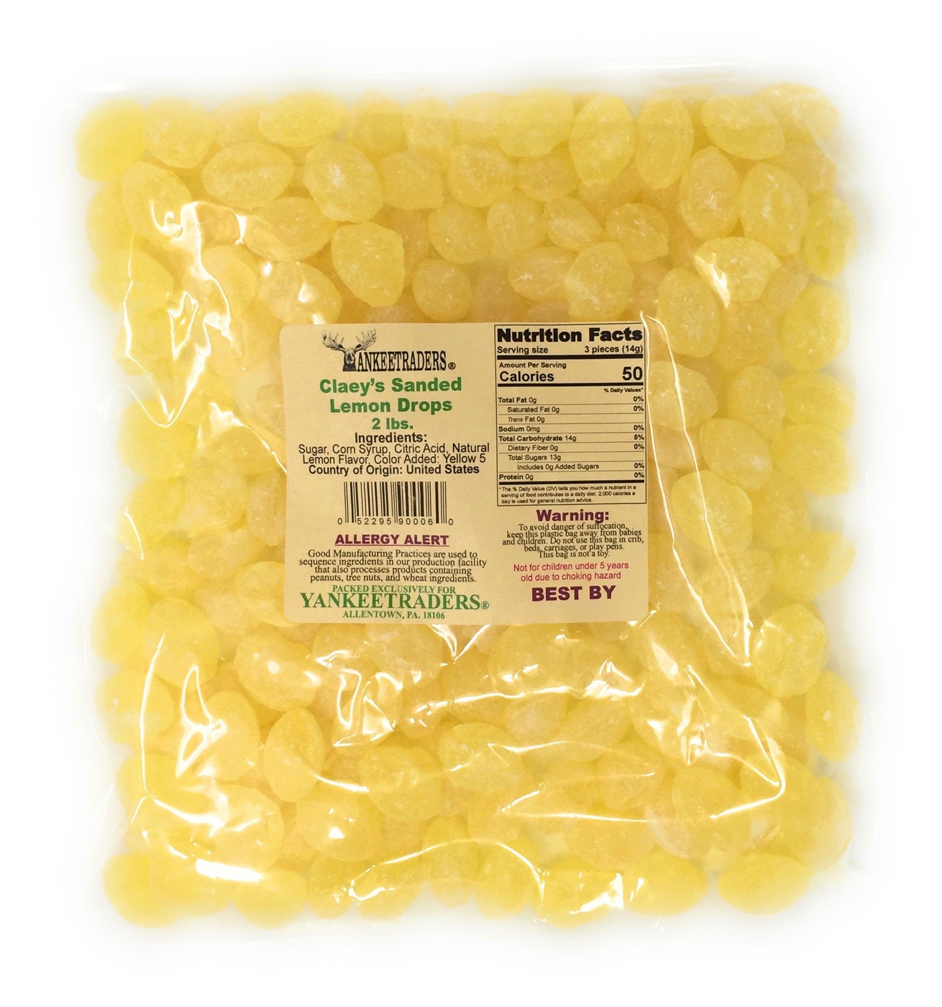 Sour Lemon Drops Candy 5LB Bag Grocery & Gourmet Food