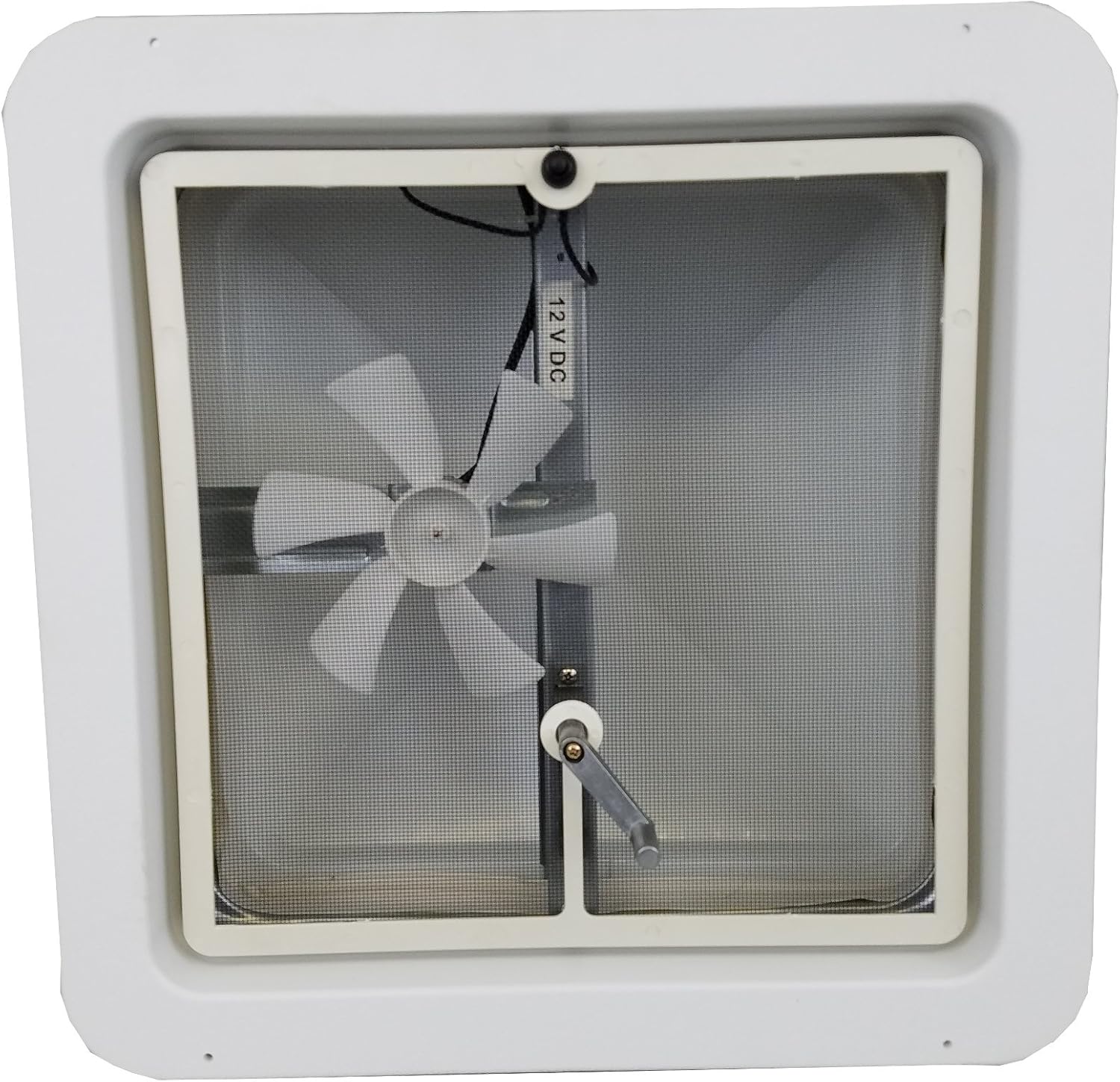HENG'S 14" RV CAMPER TRAILER UNIVERSAL WHITE ROOF VENT 12V FAN 71112-C: Home Improvement
