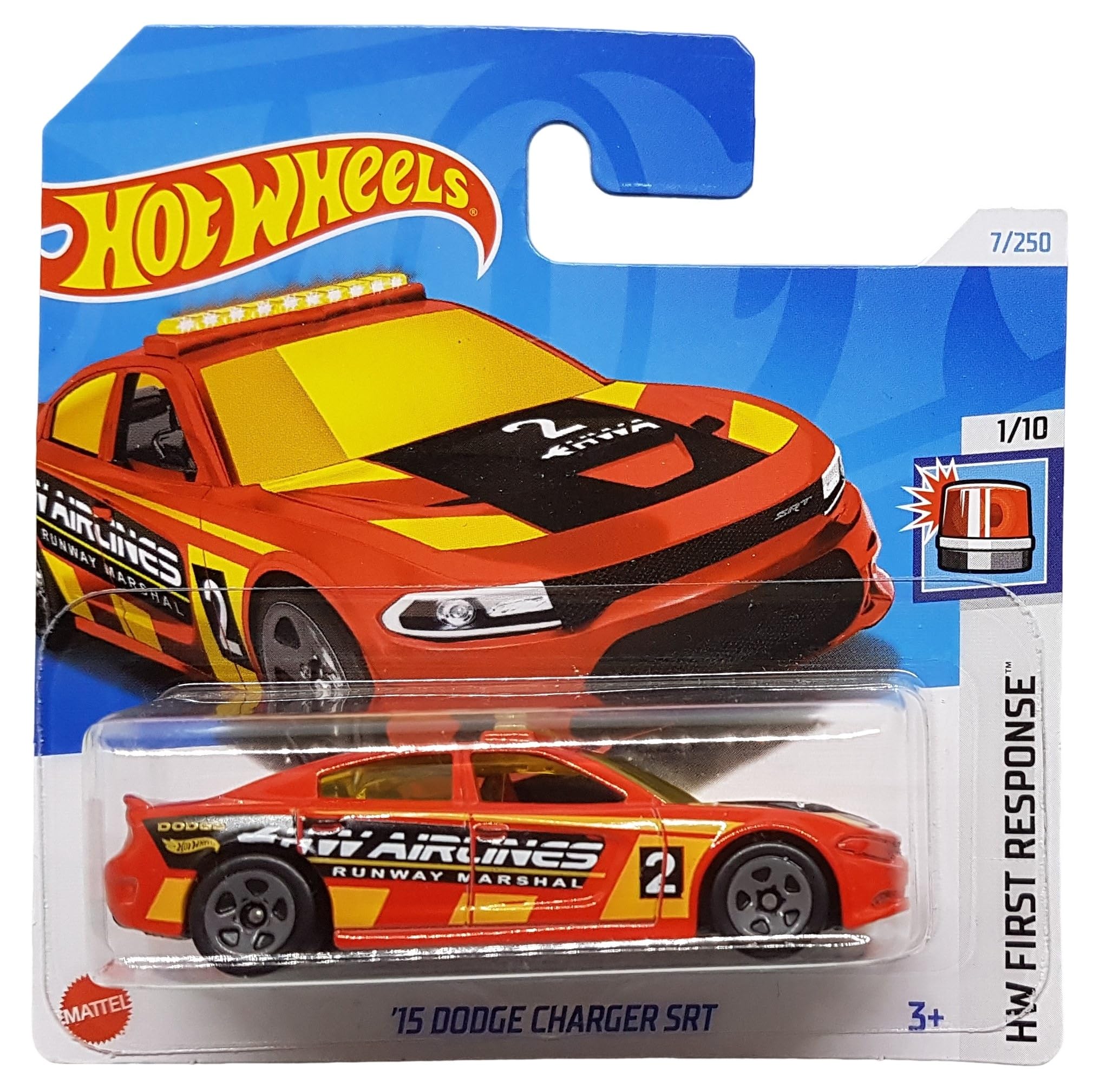 Hot Wheels - ´15 Dodge Charger SRT - HW First Response 1/10 - HTB56 - Short Card - Emergency Vehicle - Mattel 2024
