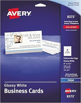 glossy card for inkjet printers