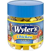 Wyler's Instant Bouillon, Chicken Cubes, 3.25 Ounce (Pack of 8) | Flavorful Chicken Broth Without a Lot of Time, Used for Soups or Simmer with Chicken