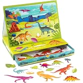 Stephen Joseph, Kids Magnetic Scene w/Drawer | Includes 50+ pieces, 2 play scenes and built-in storage for creative play.