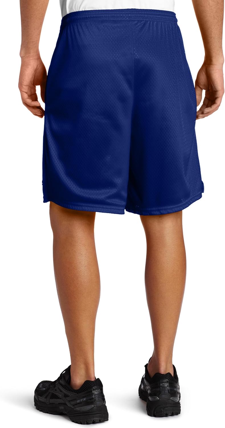 Champion Men's Long Mesh Short with Pockets: Champion: Clothing