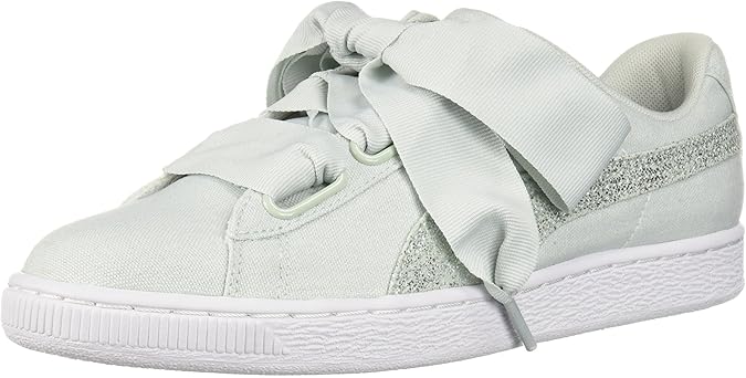 tênis puma basket heart patent feminino branco