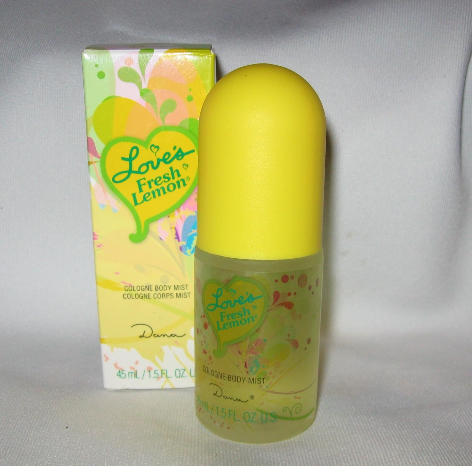 Love's Fresh Lemon Cologne Body Mist Spray 1.5 fl oz