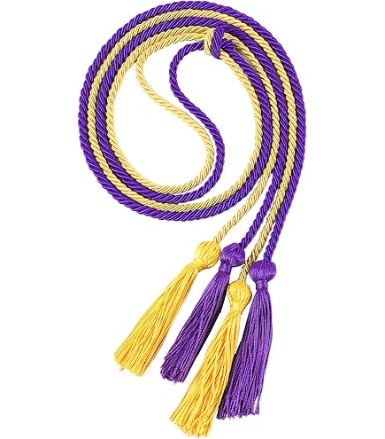 6 stuks Graduation Honor Cords 68 inch Grad Gevlochten