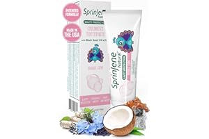 SprinJene Natural Kids Toothpaste, Bubblegum | Natural Children’s Toothpaste for Cavity Protection | Fluoride Toothpaste for Toddlers | 1 Pack