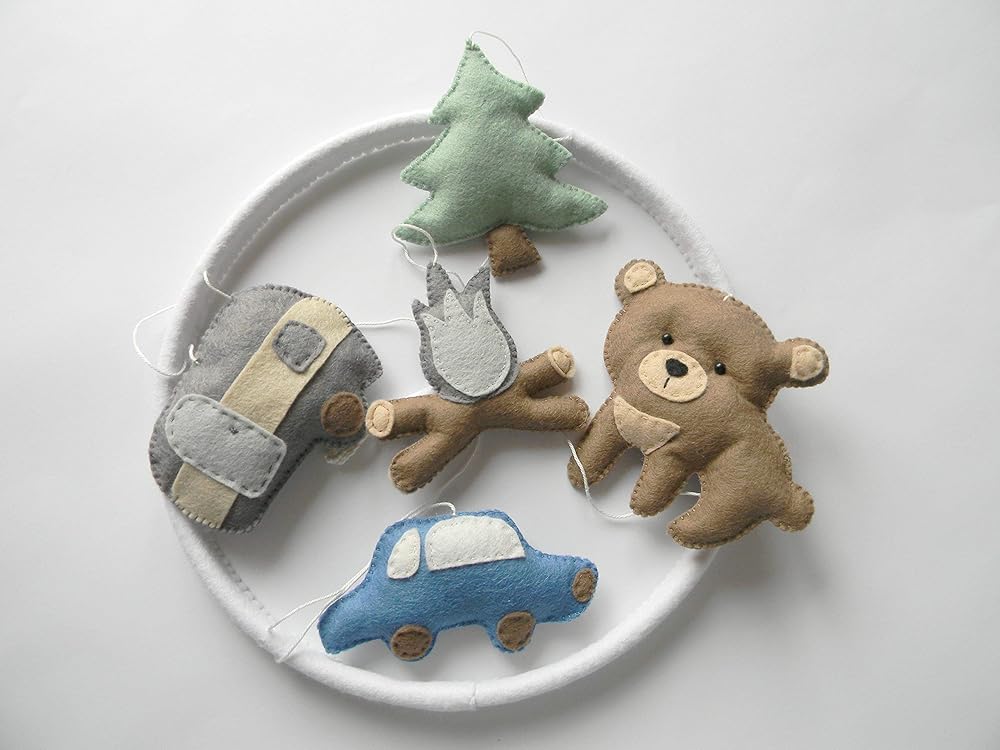 camping baby mobile