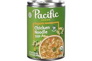 Pacific Foods Organic Chicken Noodle Soup, 16.1 oz Can