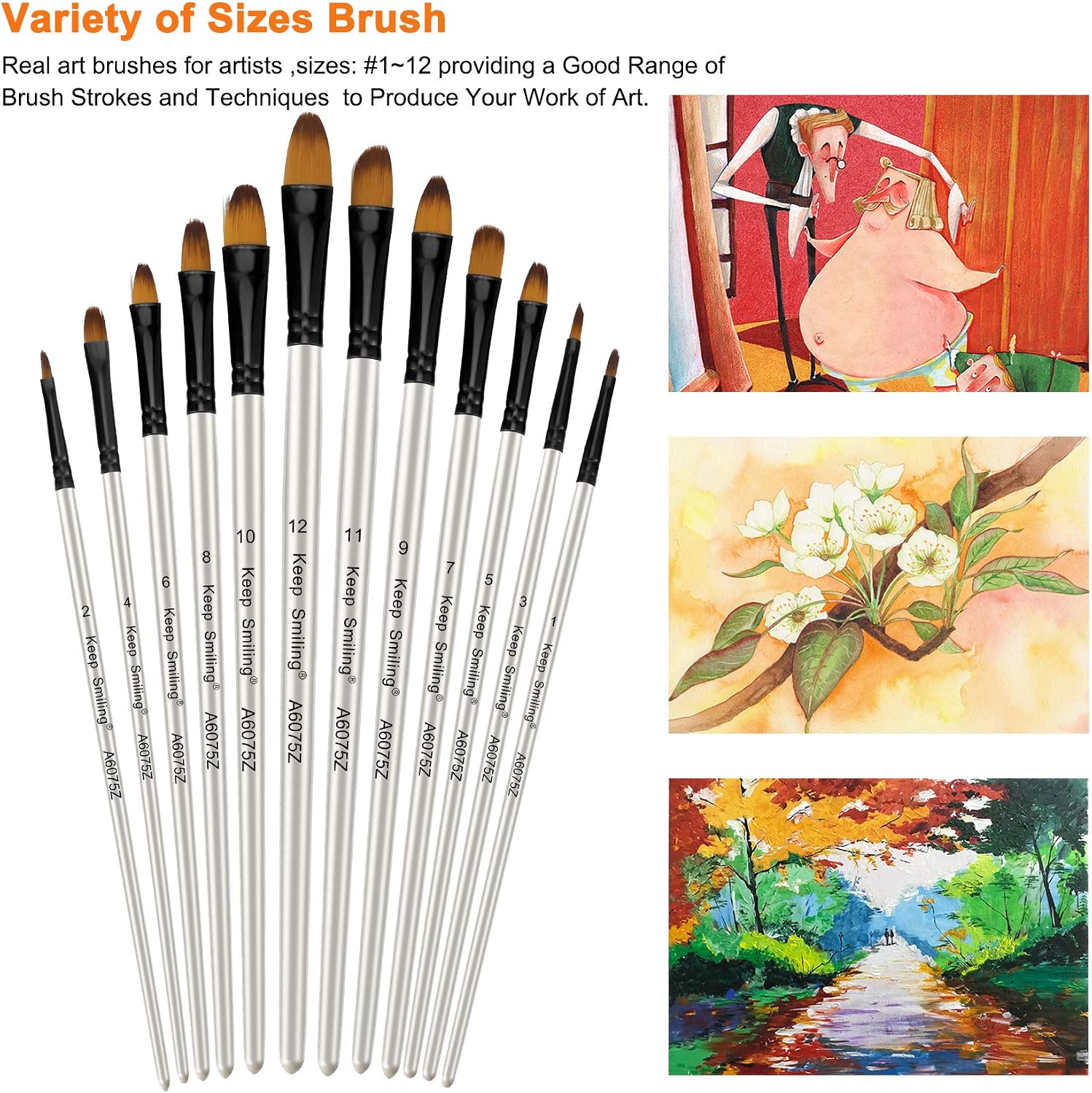 Silithus Paint Brushes 12 Pieces Set - Image 4