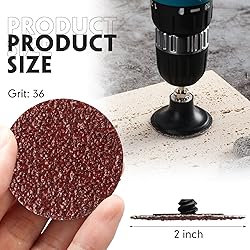 Newwiee 150 Pieces 2 Inch Sanding Discs 36 Grit