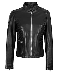 Decrum Leather Jackets for Women - Womens Moto