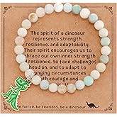 AHAETH Dinosaur Bracelet Gifts for Women Lovers Graduation Friendship Jewelry Best Dinosaur Things