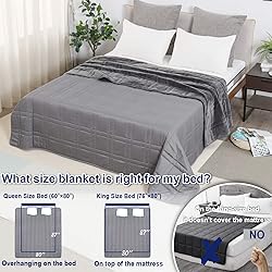 OMYSTYLE 80''x87'' Weighted Blanket Queen Size for