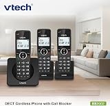 VTech ES2002 DECT Cordless Phone with Call Blocker 18h Battery Life Trio view 2
