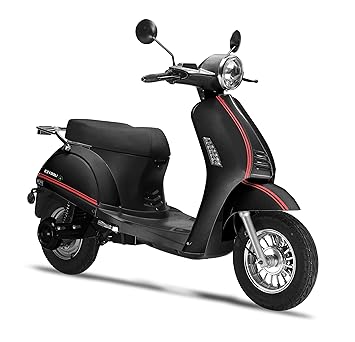 Elektroroller LuXXon E3100LI - Elektro Scooter mit 2000 Watt Bosch Motor, max. 25 km/h, Reichweite bis zu 60 km, schwarz