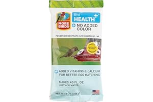 More Birds Bird Health Plus Clear Powder Hummingbird Nectar Concentrate, 8 oz.