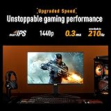 ASUS TUF Gaming VG27AQL5A 27 inch QHD 210Hz Fast IPS ELMB SYNC view 3