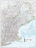 National Geographic Maps: New England U.S.A Wall