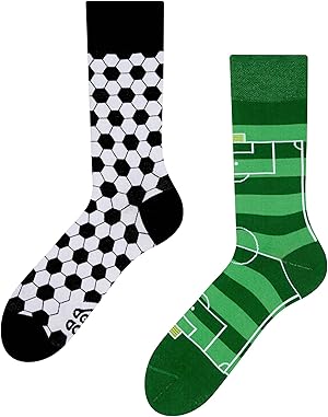 Dedoles Socken Unisex Damen Herren & Kinder Baumwolle viele lustige Designs Fussball Fahrrad Pferde Pflanzen Feuerwehr Geschenk links rechts verschieden