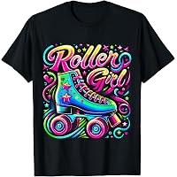 Lil Miss Roller Skater T-Shirt - Women's Organic Cotton Sports Gift Tee - View #4