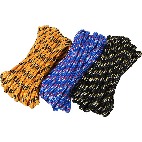 Rig Rope New England Ropes 1/4in (6mm) Sta-Set Blue Fleck 20 Feet Long ...