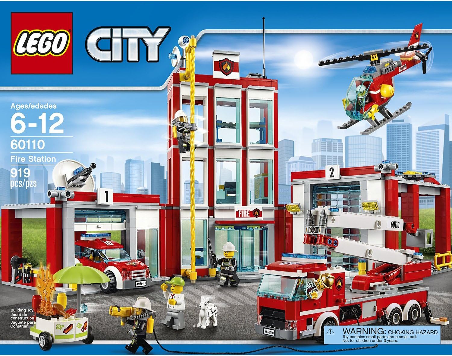 lego city fire fire station 60110