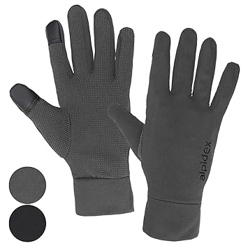 ALPIDEX Leichte Sporthandschuhe Laufhandschuhe Running Handschuhe Nordic Walking Handschuhe für Damen und Herren mit Touchscr