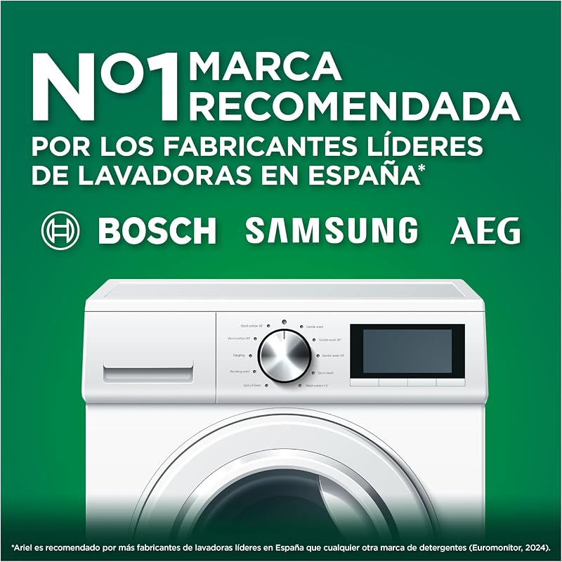 Detergente Lavadora Liquido, 40 Lavados, Jabon Frescor Sensaciones, Limpieza Mejorada en Ciclos Mas Frios con la Exclusiva Tecnologia de Limpieza en Frio, El embalaje puede variar