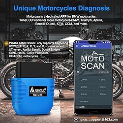 NEXAS NexLINK Bluetooth OBD2 Scanner for Car