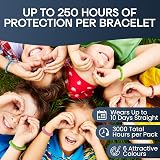 TANNESS Mosquito Repellent Bracelet 12 Pack DEET-Free Waterproof Bands view 7