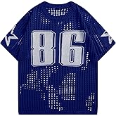 Men‘s 67 Graphic Crochet Tee - Y2K Vintage Jersey T-Shirt for Streetwear & Casual