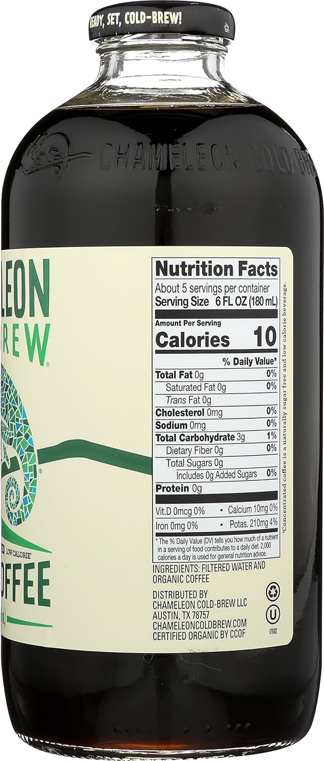 Chameleon Cold Brew Nutrition Facts NutritionWalls