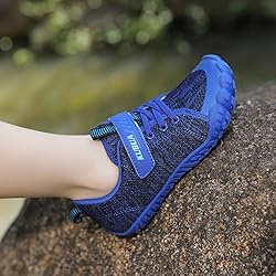 KUBUA Boys Girls Sneakers Kids Barefoot Shoes for