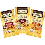 Snyder's of Hanover Pretzel Pieces, Variety Pack of Pretzels Individual Packs, 2.25 Ounce Bags (18 Count)