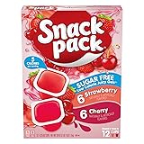 Snack Pack Sugar-Free Strawberry & Cherry Flavored