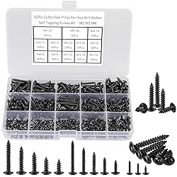 HanTof 420pcs M2 M3 M4 Phillips Truss Head