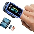 LOOKEE A310 Premium Pulse Oximeter Finger Heart Rate Oxygen Monitor | Proudly Canadian | SpO2 Blood Oxygen Level | Medical Ac