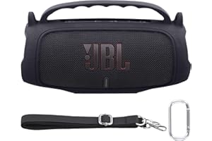 Baval Silicone Case Compatible with JBL Charge 5 Portable Waterproof Bluetooth Speaker(Black Silicone Cover)