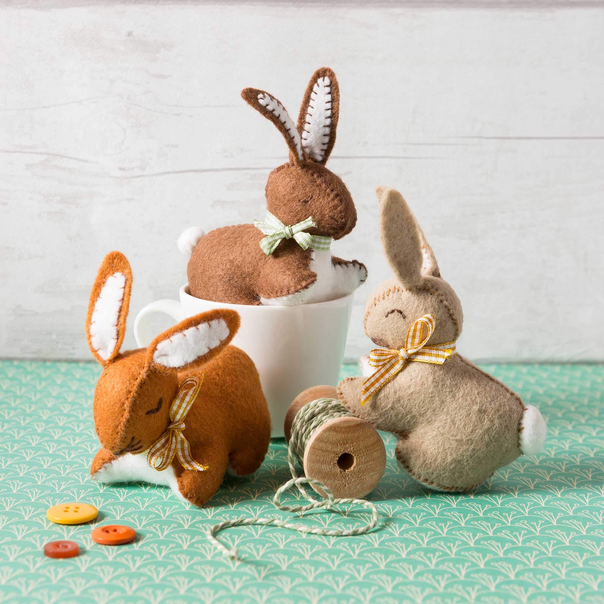 Corinne Lapierre Bunnies Felt Craft Kit