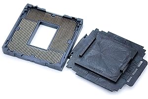 2Pcs LGA1151 CPU Socket Connector Base for 6th, 7th, 8th, 9th Gen Processors, PC LGA 1151 Motherboard Replacement Part, BGA C