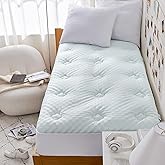 Hansleep Memory Foam Twin Mattress Topper, Twin Mattress Pad with Deep Pocket, Breathable Pillow Top Twin Mattress Cover, 39x