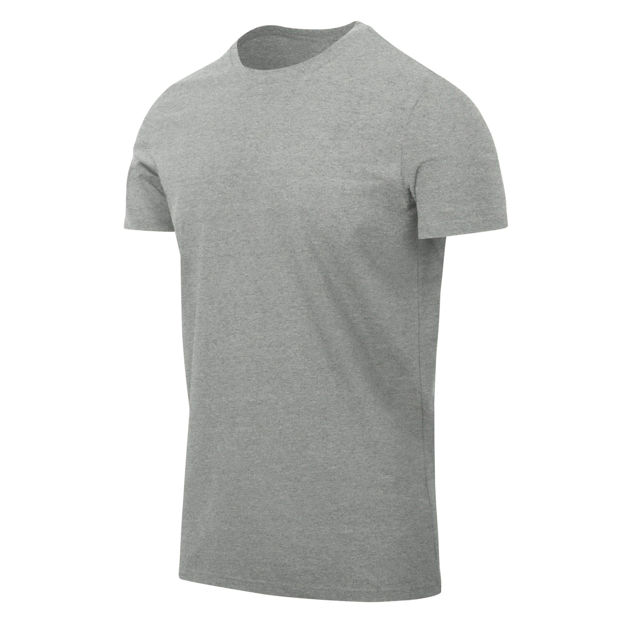 Helikon-Tex Men's T-Shirt Melange - 100% Cotton Casual Tee In Black-Gray, Size XXL - View #3