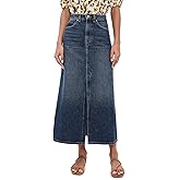 Ulla Johnson Women's The Anais Denim Mid Rise Maxi Skirt