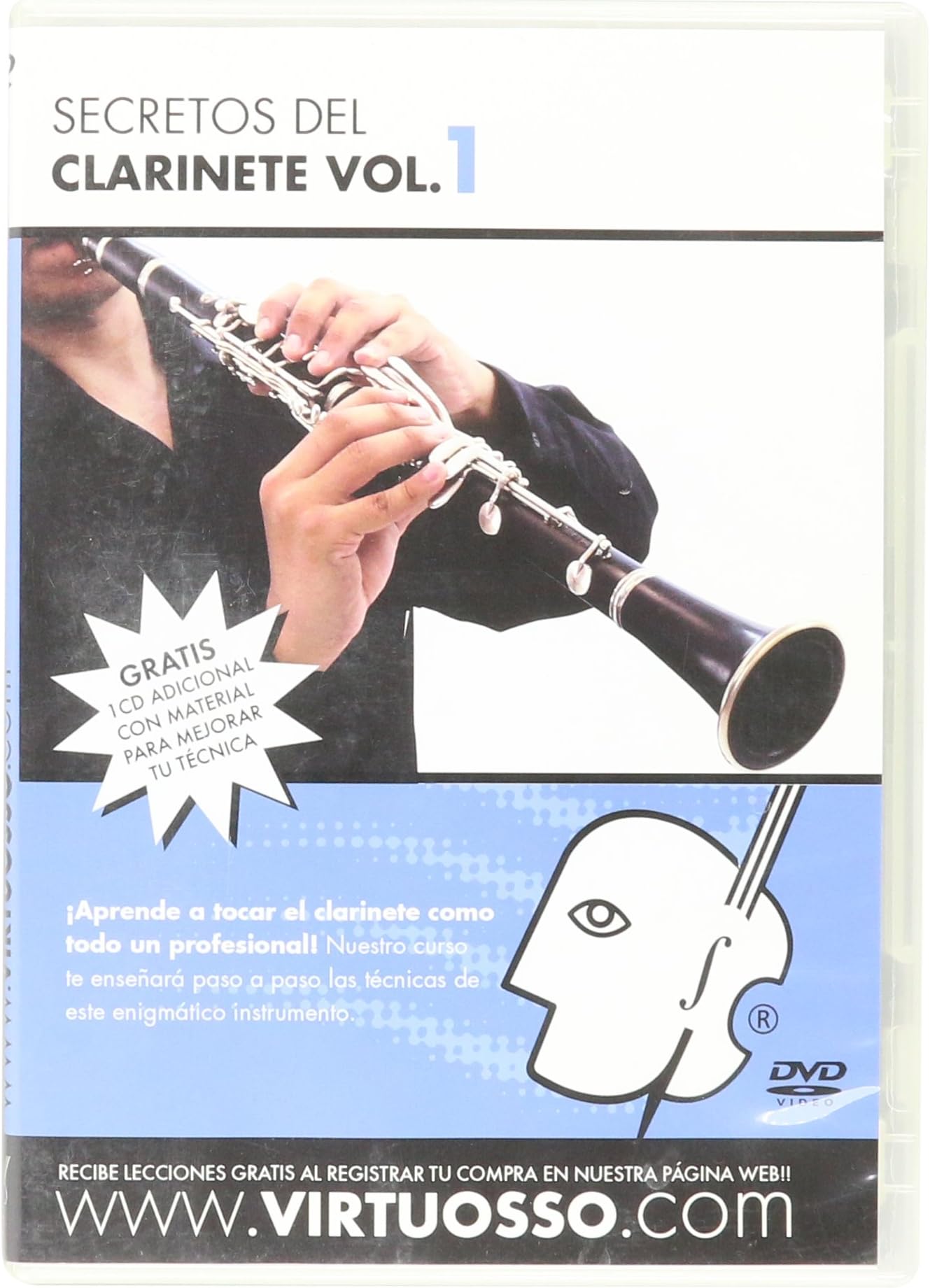 Virtuosso Clarinet Method Vol.1 (Curso De Clarinete Vol.1) SPANISH ONLY