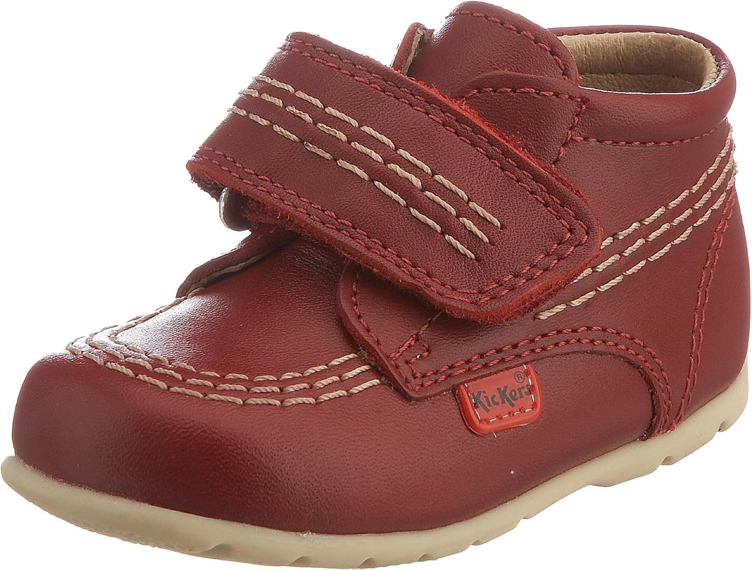 Kickers Infant Kick Hi B Strap Red Baby Shoe 1kf0001270ra1 1 Child Uk