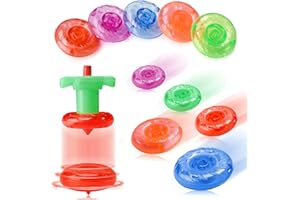 Sepco 100PCS Mini Spinning Tops Novelty Little Gyroscopes Miniature Top Spinner Small Gyro Bulk Toys for Kids Party Favors Easter Egg Fillers Class Prizes