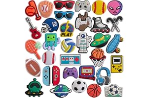 monochef Shoe Charms for Shoes Bracelet Wristband Party Gifts, Bulk Different Cute Shoe Decoration Charms, Shoe Charm for Clog Sandals Birthday Favors Girls Boys Kids Teens Adults 30, 33, 35 Pcs