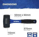 Faithfull FAIFG4 4lb Club Hammer Fibreglass Handle 1.8kg view 2